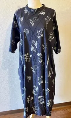 ＳＵＰＥＲ　ＨＡＫＫＡ×さわ 植物刺繍ワンピース／スーパーハッカのサムネイル