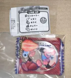 パペットスンスン　シャカシャカキャンディーチャーム　ストロベリー　ガチャ