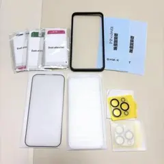 iPhone14pro フィルム +レンズ保護フィルム付き液晶 ケース 9H硬度