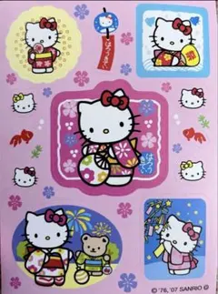 サンリオ　キティ　同一シール10枚セット