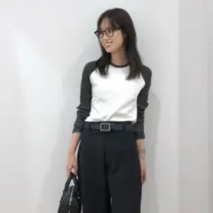 UNIQLO ラグラン　ソフトリブT
