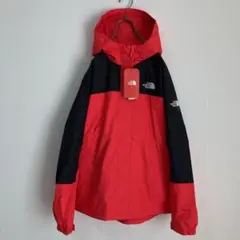 未使用 ノースフェイス マウンテンパーカー レッド/ブラック レディースL
