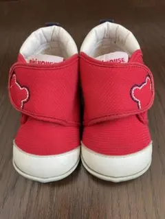 miki HOUSE レッド ファーストシューズ 12cm