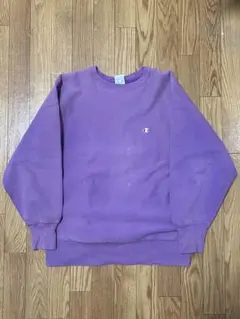 Champion チャンピオン リバースウィーブ 90’s パープルスエット L