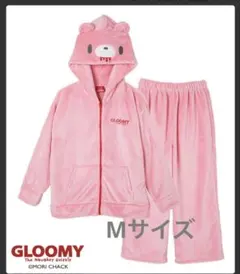 新品　M パシオス　グルーミー　パジャマ　着ぐるみ　ルームウェア　ピンク