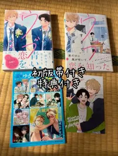 バラ売り不可　恋人がウブすぎて困る全2巻　初版帯付き　特典付き