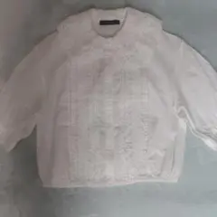 w closet レース襟 ホワイトシャツ