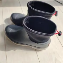 HUNTER ブラック ショートレインブーツ