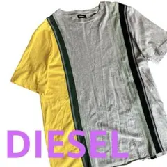 ディーゼル リメイク Tシャツ マルチカラー M 個性的デザイン 希少