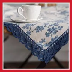 テーブルクロス　140×140 花柄 カフェ風 アンティーク　高見え　フレンチ