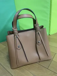 ブラウン トートバッグ 仕切り付き