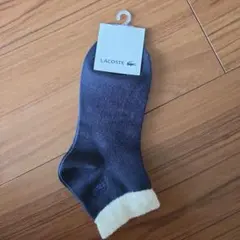 LACOSTE レディース ソックス ネイビー 22-24cm