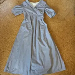 NATURAL BEAUTY BASIC ストライプ 半袖ワンピース