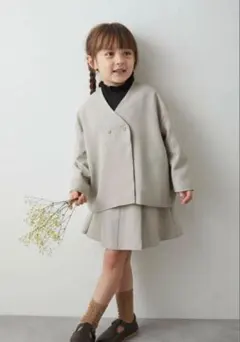 リジュール　セットアップ　サンドベージュ　入学式　卒園式　5点セット