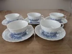 【HOYA】カップ＆ソーサー 5客セット