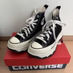 CONVERSE ALL STAR ブラック 厚底ハイカットスニーカー