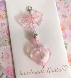 ♡C24♡ ハンドメイド アクセサリー チャーム キーホルダー 携帯ストラップ