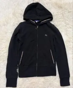 Burberry ブラック ベロア トラックジャケット - メルカリ