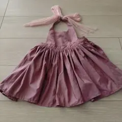 マールマール　リボン付きエプロン