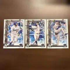 MLB 2025 Topps Holiday ロサンゼルス ドジャース 3枚