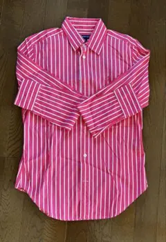 Ralph Lauren Sport ピンクストライプシャツ サイズ8