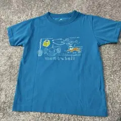 mont-bell 青 Tシャツ 130