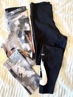 Reebok & Nike レギンスＳ 2枚セット