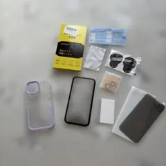 iPhone15 ケースと保護フィルム