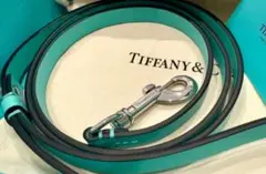TIFFANY✨首輪　ティファニーブルー　XS 小型　ロゴプレート　付属品完備 TIFFANY✨首輪 ティファニーブルー XS 小型 ロゴプレート 付属品