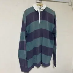 L.L. Bean 80s〜90sラガーシャツ ポロシャツ ストライプ USA製