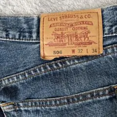 Levi's 506 ブルーデニム W32 L34