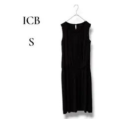 アイシービー icb レディース　ノースリーブ　ロングワンピース　ブラウン　S