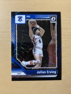 /39 NBA HOF JULIUS ERVING OPTIC BLACK