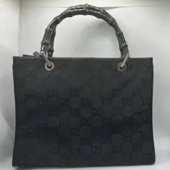 GUCCI グッチ バンブーハンドバッグGGキャンバス 0021016 - メルカリ