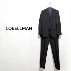 ロベルマン　ピンストライプ　スーツセットアップ　ビジネス　チャコールグレー　Mのサムネイル