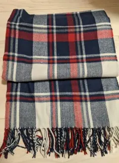 マフラー　チェック柄