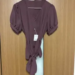 新品　INGNI 半袖ブラウス パープル Mサイズ 新品