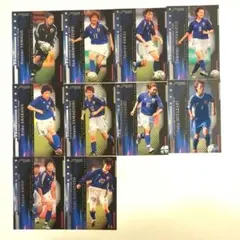 【希少】2004 なでしこジャパン 日本女子代表 オフィシャルトレカ 11枚