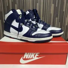 NIKE DUNK Highレトロ Navy 28.5cm