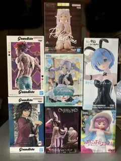 【匿名配送】プライズフィギュアまとめ売り‼️ 冨岡義勇　ヒソカ　フリーレン　レム