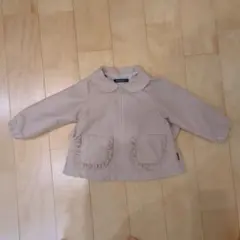 ムージョンジョン　フリルデザイン ベージュジャケット 90