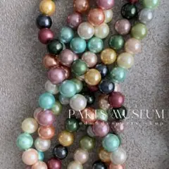 Parts Museumガラスパールビーズ4mm&6mm・8〜12個95円