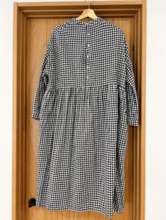 美品　one'sterrace チェック柄ロングワンピース