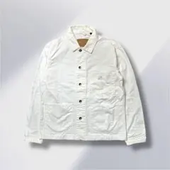 GAPホワイトカバーオールM相当vintage風Gジャン短丈ワークジャケット