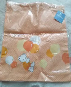 未使用品☆familiar ☆巾着袋（体操着入れ、通園、通学◎）