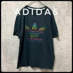 ✴️【希少デザイン】　アディダス　万国旗タグ　トレフォイル　黒