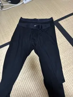 ブラック アウトドアタイツ