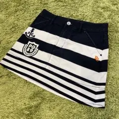 パーリーゲイツ PEARLYGATES スカート マリン ネイビー サイズ0