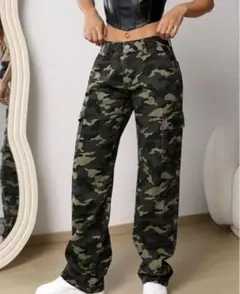 【大流行】 カーゴパンツ 迷彩