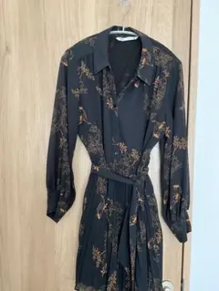 ZARA 長袖ブラウスワンピース